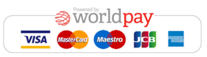 All major cards accepted via worldpay